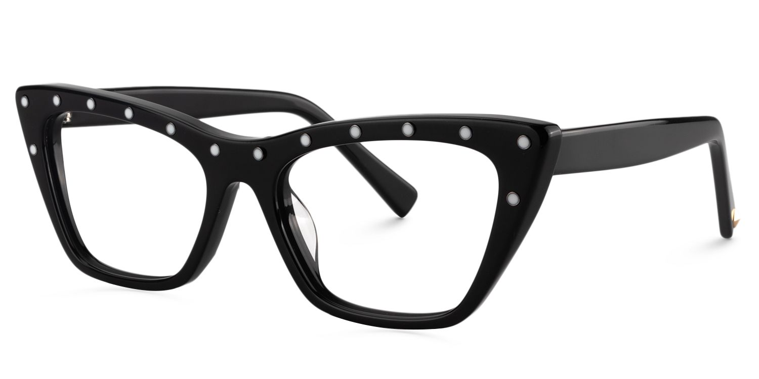 Cat Eye Black Glasses | Zeelool Glasses3
