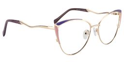 Celestine Cat Eye Purple Glasses3