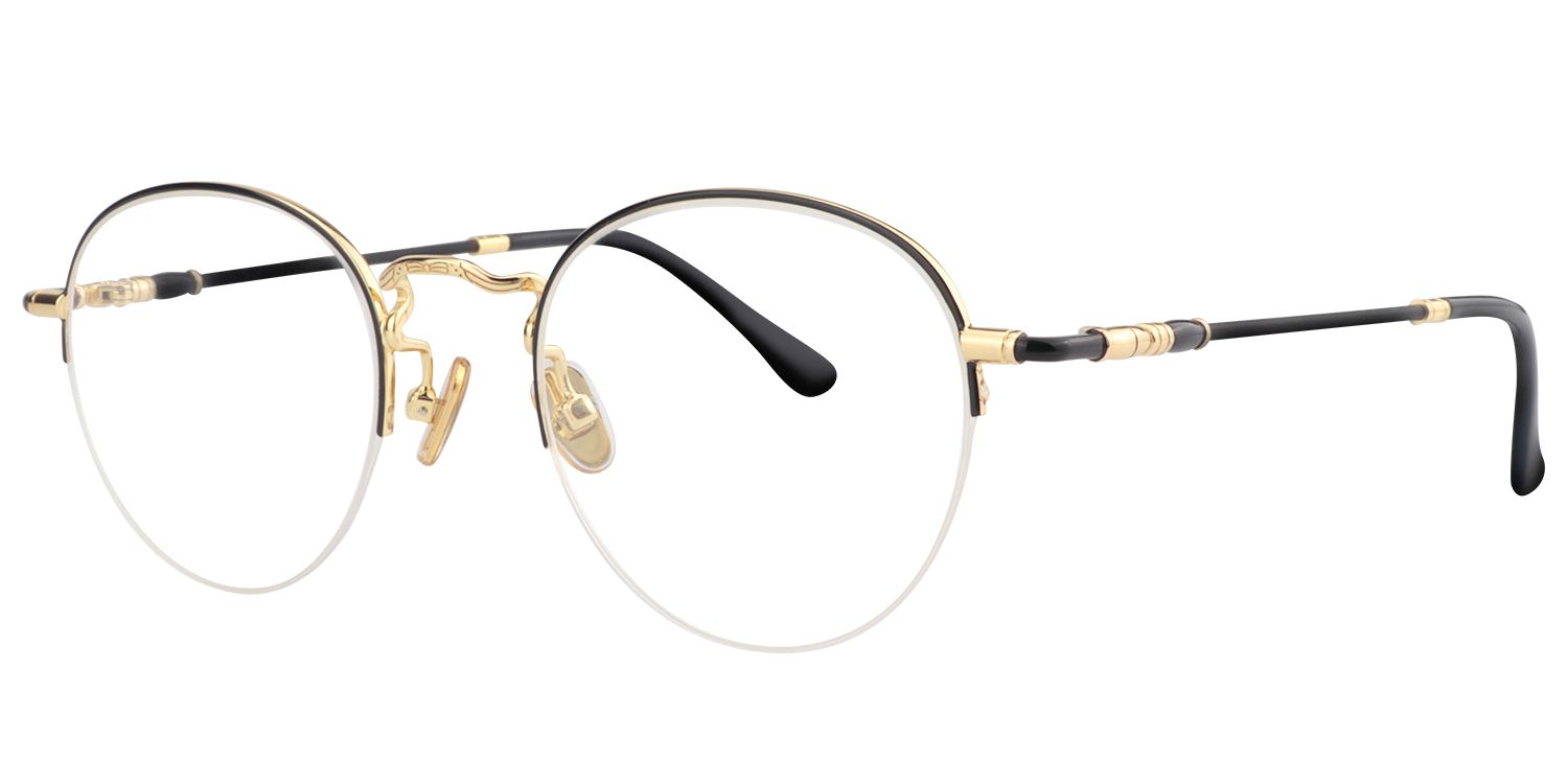 Round Black Glasses | Zeelool Glasses3