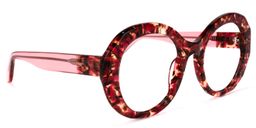 Nieves Round Floral Glasses2