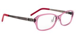 Arabela Rectangle Red-Pink Glasses3