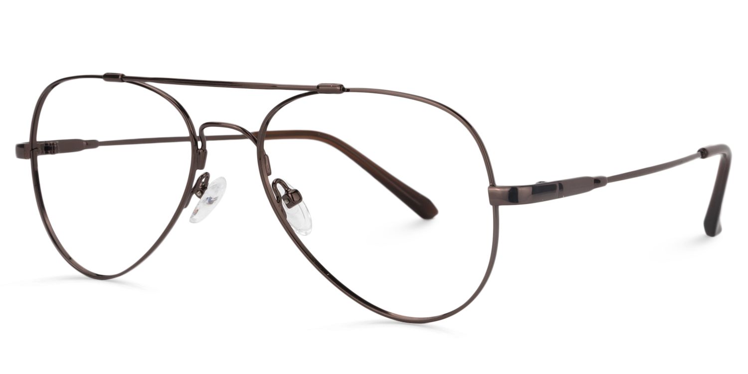 Aviator Coffee Glasses | Zeelool Glasses3