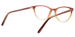 Editha Cateye Gradient Orange Glasses5