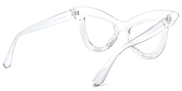 Dent Cat Eye Clear Glasses4