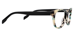 Quentin Oval Green Floral Glasses4