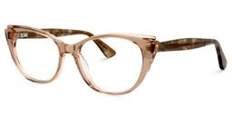 Charisse Cat Eye Beige Glasses2