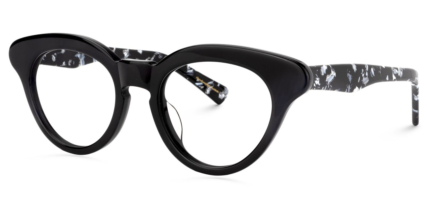 Cat Eye Black Glasses | Zeelool Glasses3