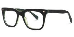 Charity Square Dark-Green Glasses3
