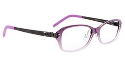 Arabela Rectangle Purple Glasses2