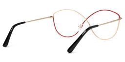 Garcia Geometric Red-Gold Glasses3
