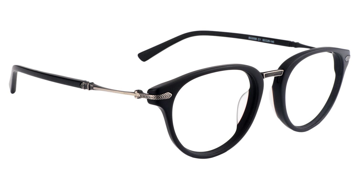 Rectangle Black Glasses | Zeelool Glasses3