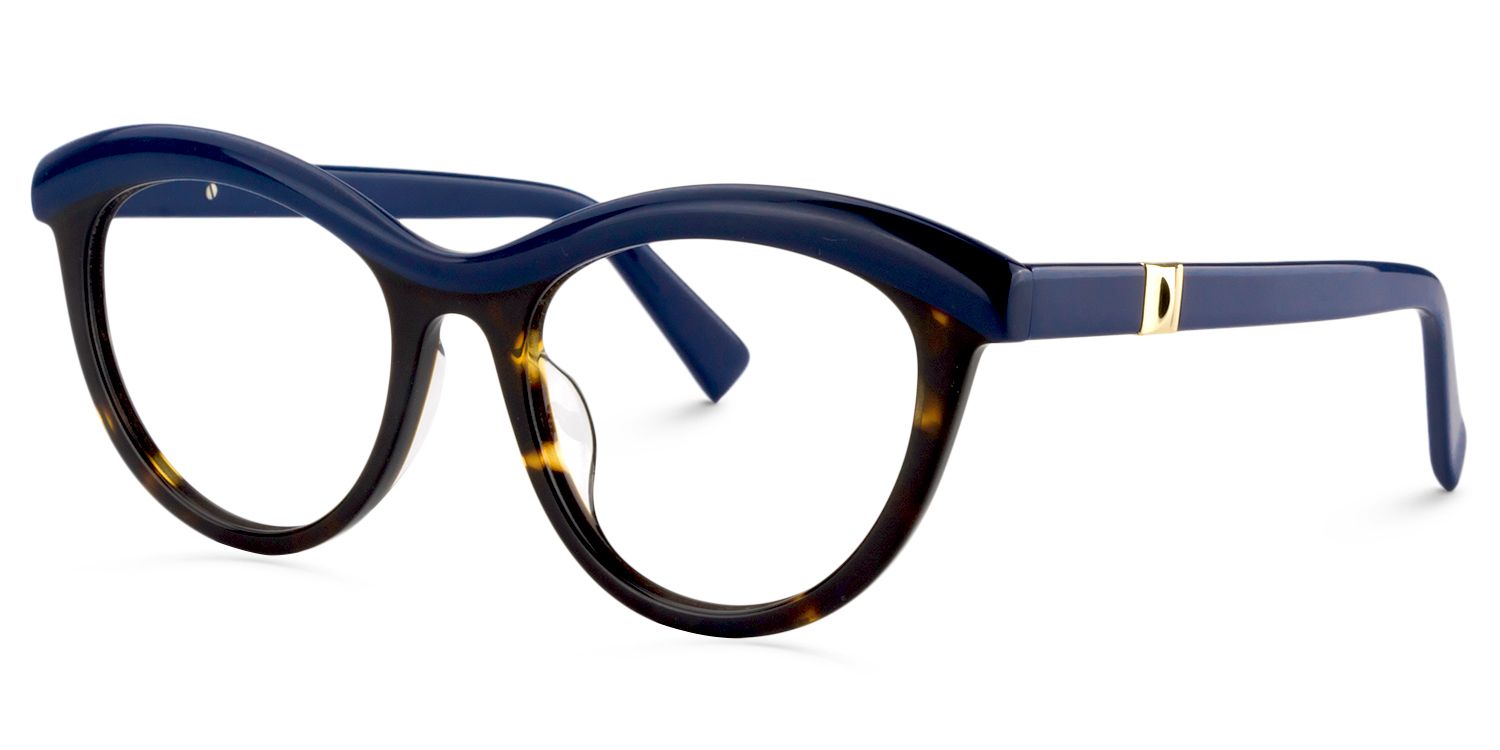 Cat Eye Blue Glasses | Zeelool Glasses2