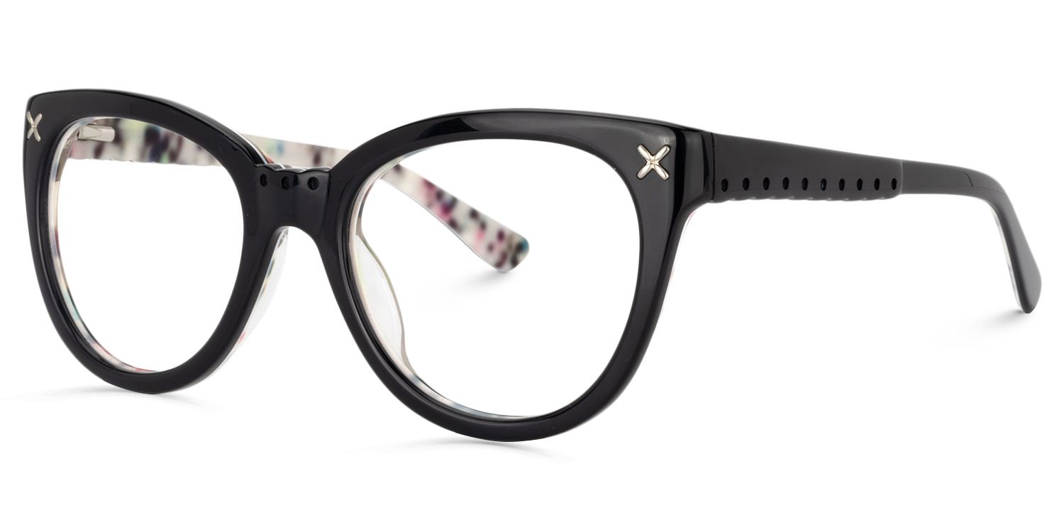 Cat Eye Black Glasses | Zeelool Glasses3