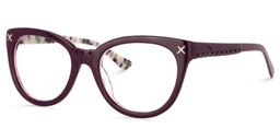 Cherie Cat Eye Dark Red Glasses2