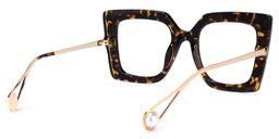Qatar Square Tortoise-Gold Glasses3
