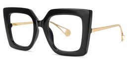 Qatar Black Square Glasses1