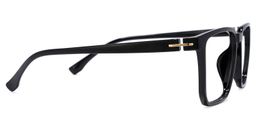Zavala Rectangle Black Glasses2