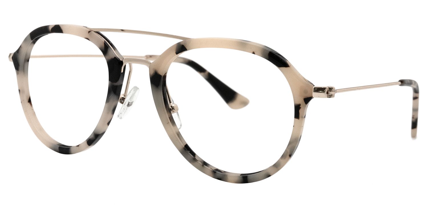 Aviator Light Tortoise Glasses | Zeelool Glasses2