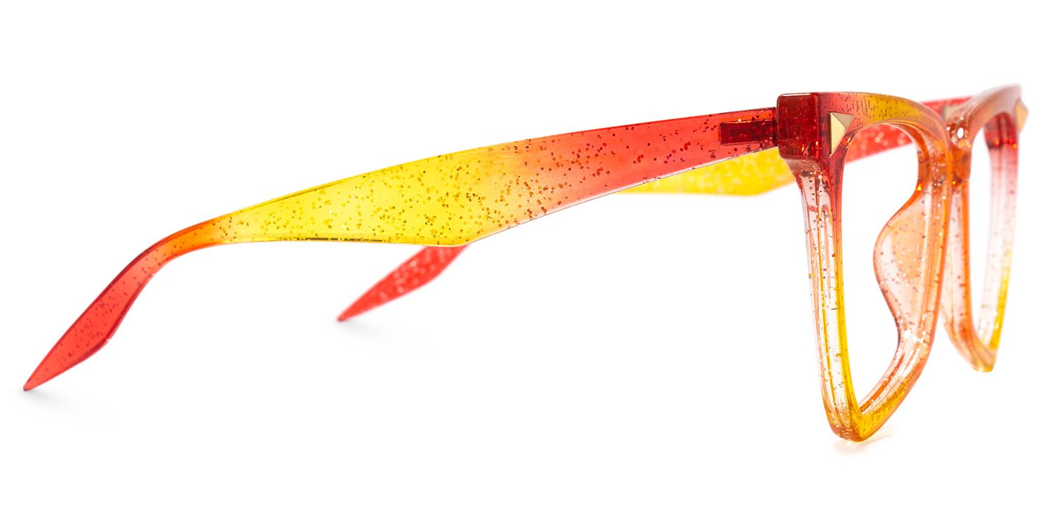 Geometrical Rainbow Eyeglasses | Zeelool Glasses2