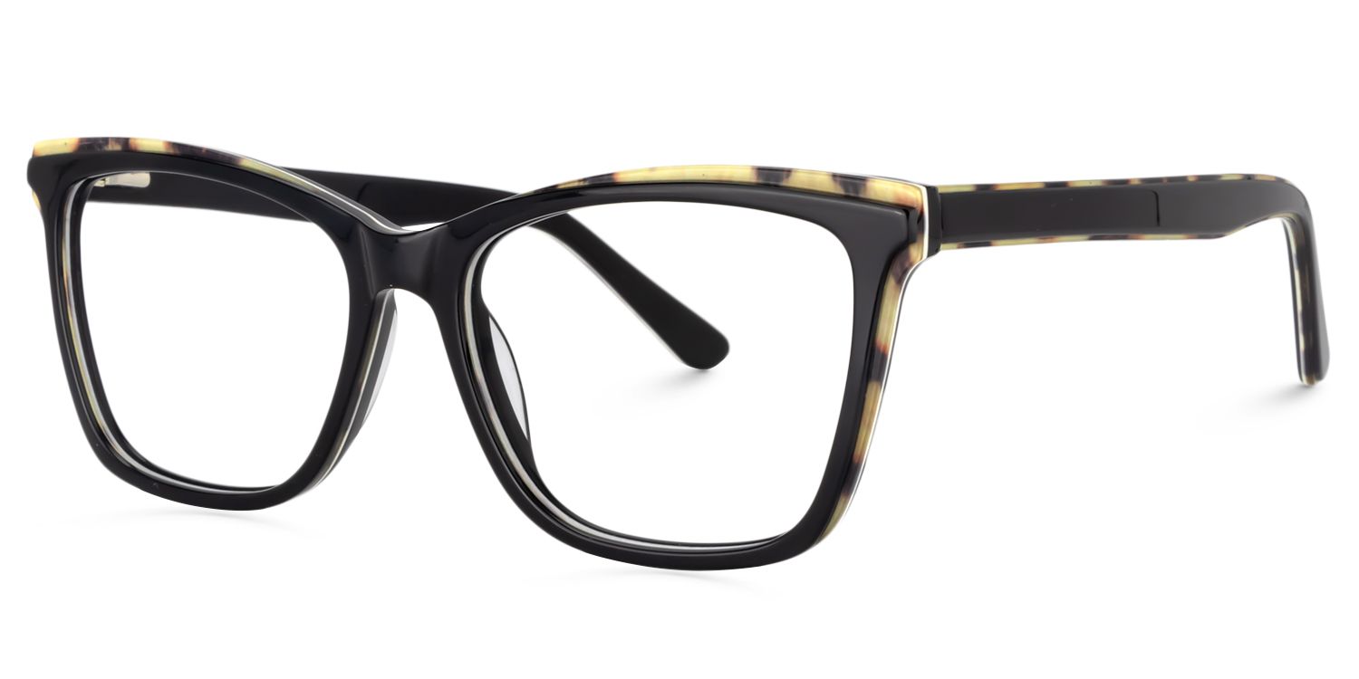 Square Black Glasses | Zeelool Glasses3