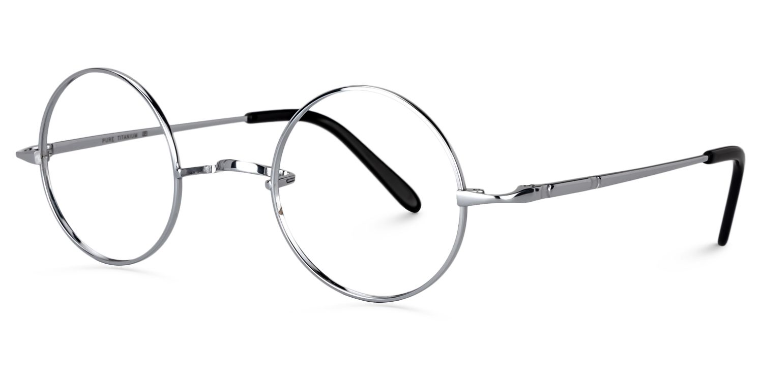 Round Silver Glasses | Zeelool Glasses3