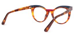 Lismary Cateye Brown Glasses3