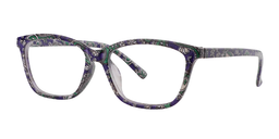 Deidre Rectangle Purple Reading Glasses2