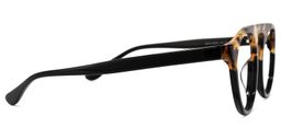 Pinky Round Black Glasses2