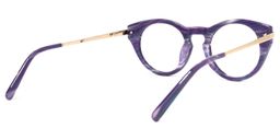 Morennah Cateye Purple Glasses3