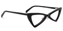 Cammie Cat Eye Black Glasses2