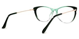 Ramsey Cateye Green Glasses3
