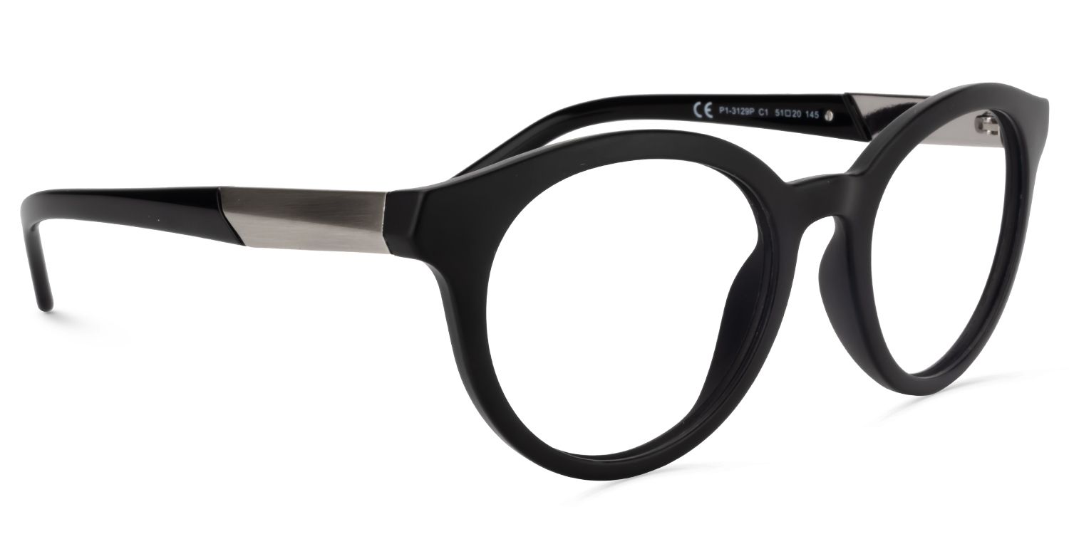 Round Black Glasses | Zeelool Glasses1