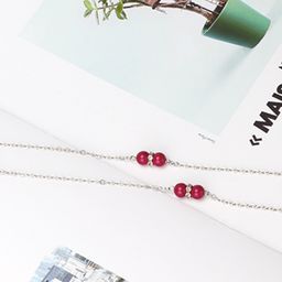 Red Beads Eyeglasses Chain-020
