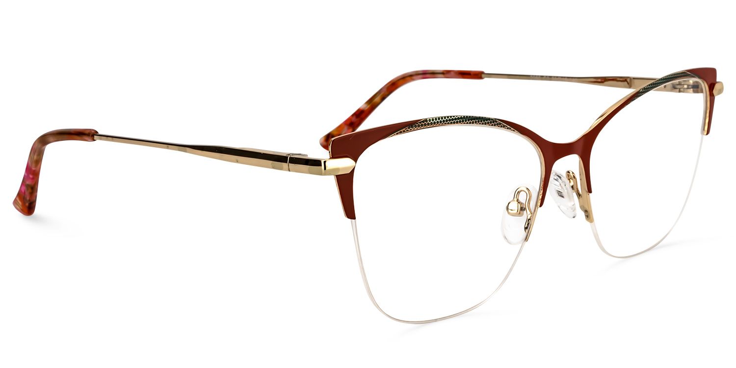 Cat Eye Red Glasses | Zeelool Glasses2