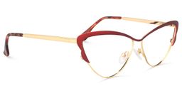Darleen Cat Eye Red Glasses2