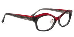 Domingo Cat Eye Red Glasses2