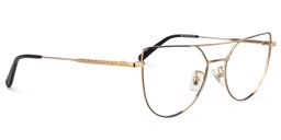 Florrie Aviator Gold Glasses1