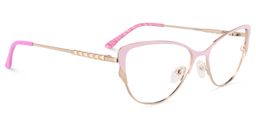 Donald Cat Eye Pink Glasses2