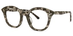 Carlock Square Brown Glasses1