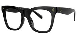 Gordon Rectangle Black Glasses3