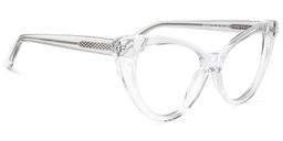 Alastair Cateye Clear Glasses2