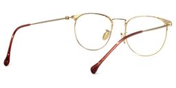 Adream Round Red Glasses3