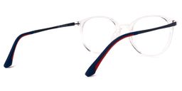 Lanetta Round Clear Glasses3