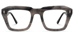 Aquino Square Gray Glasses0