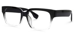 Brisco Square Black-Clear Glasses1