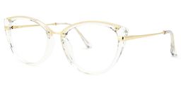 Peden Cateye Clear Glasses1