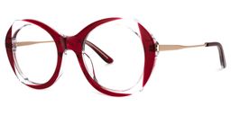 Gonzaga Round Red Glasses1