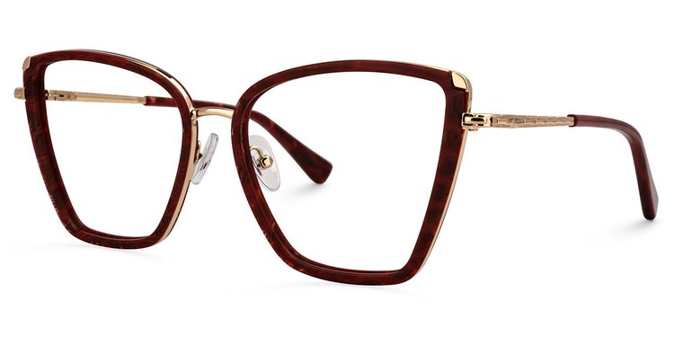 Nilsa Cateye Red Glasses