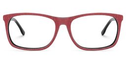 Seabrooks Square Red Glasses0