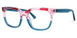 Kriss Square Blue Glasses1
